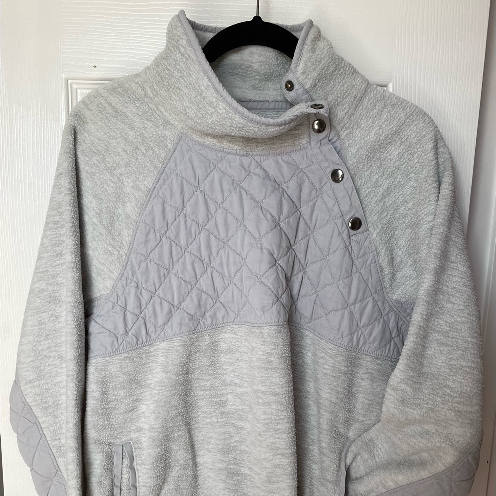 Abercrombie asymmetrical fleece